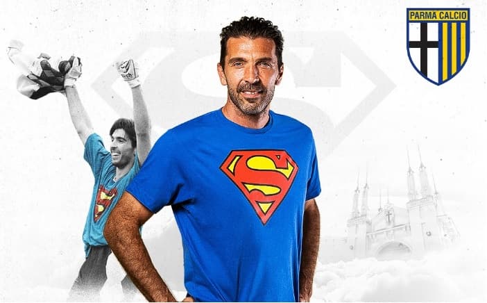 Parma celebra o retorno de seu "Super-Homem" Buffon