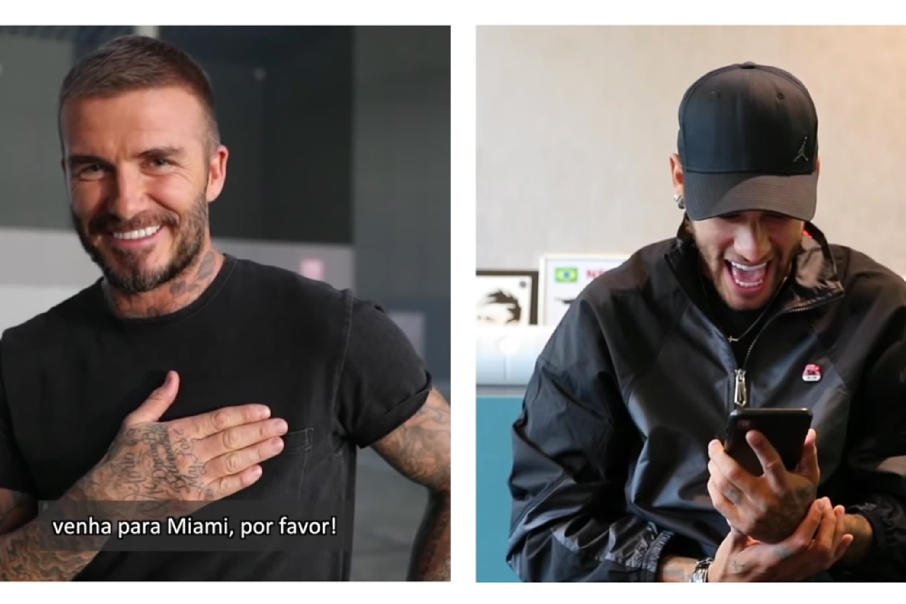 Neymar responde pergunta de David Beckham em canal no Youtube