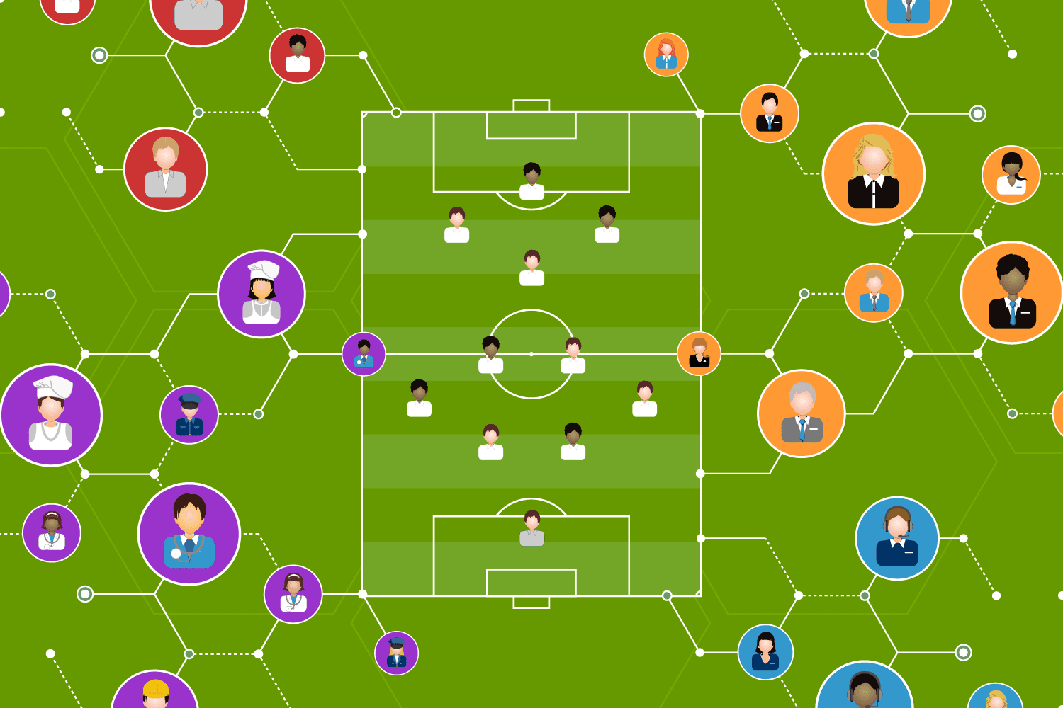 Muito além dos 11: o time que não entra em campo