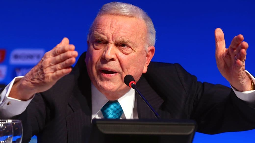 O presidente da CBF e do COL, José Maria Marin