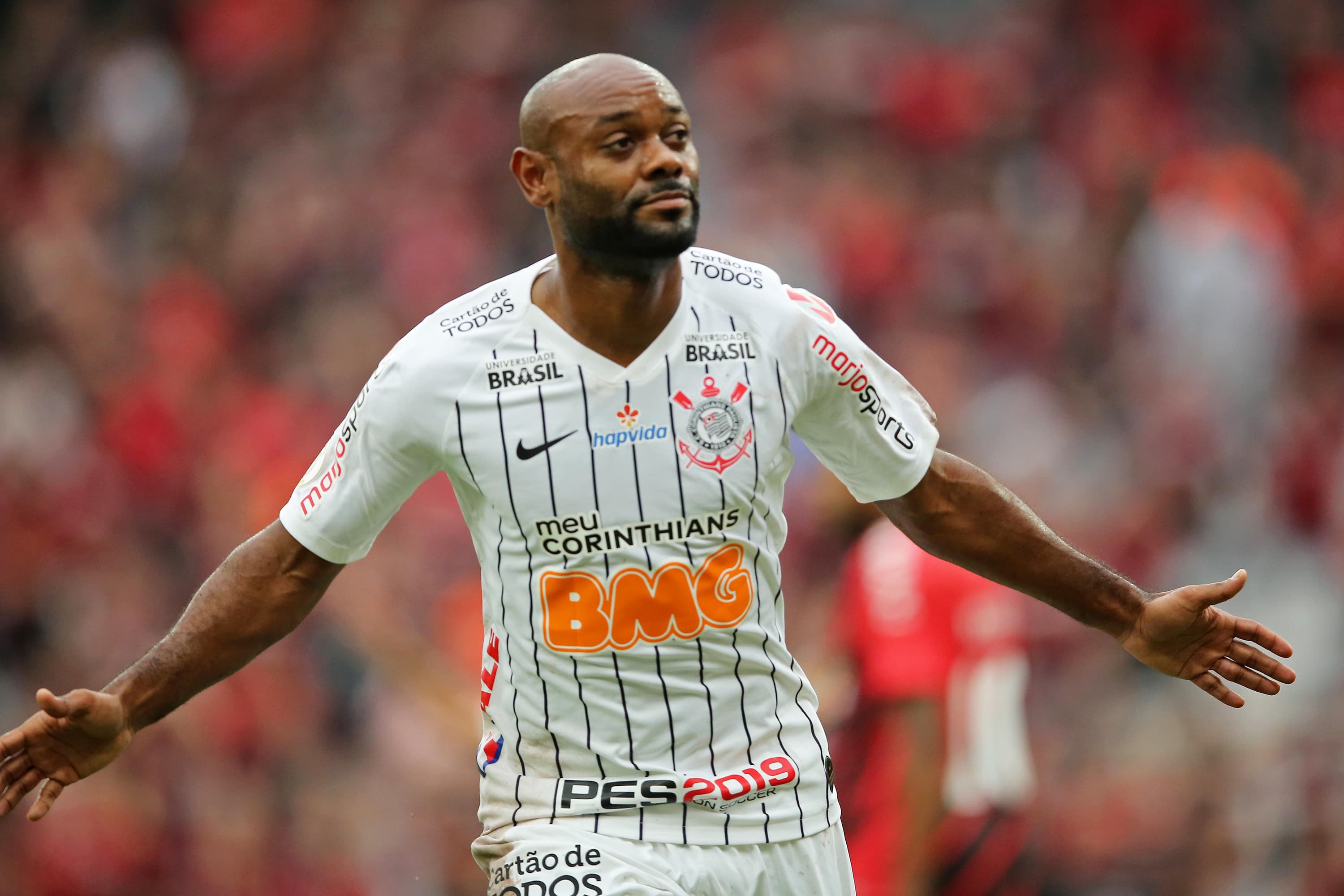 Athletico x Corinthians  Vagner Love comemora  gol -19/05/2019