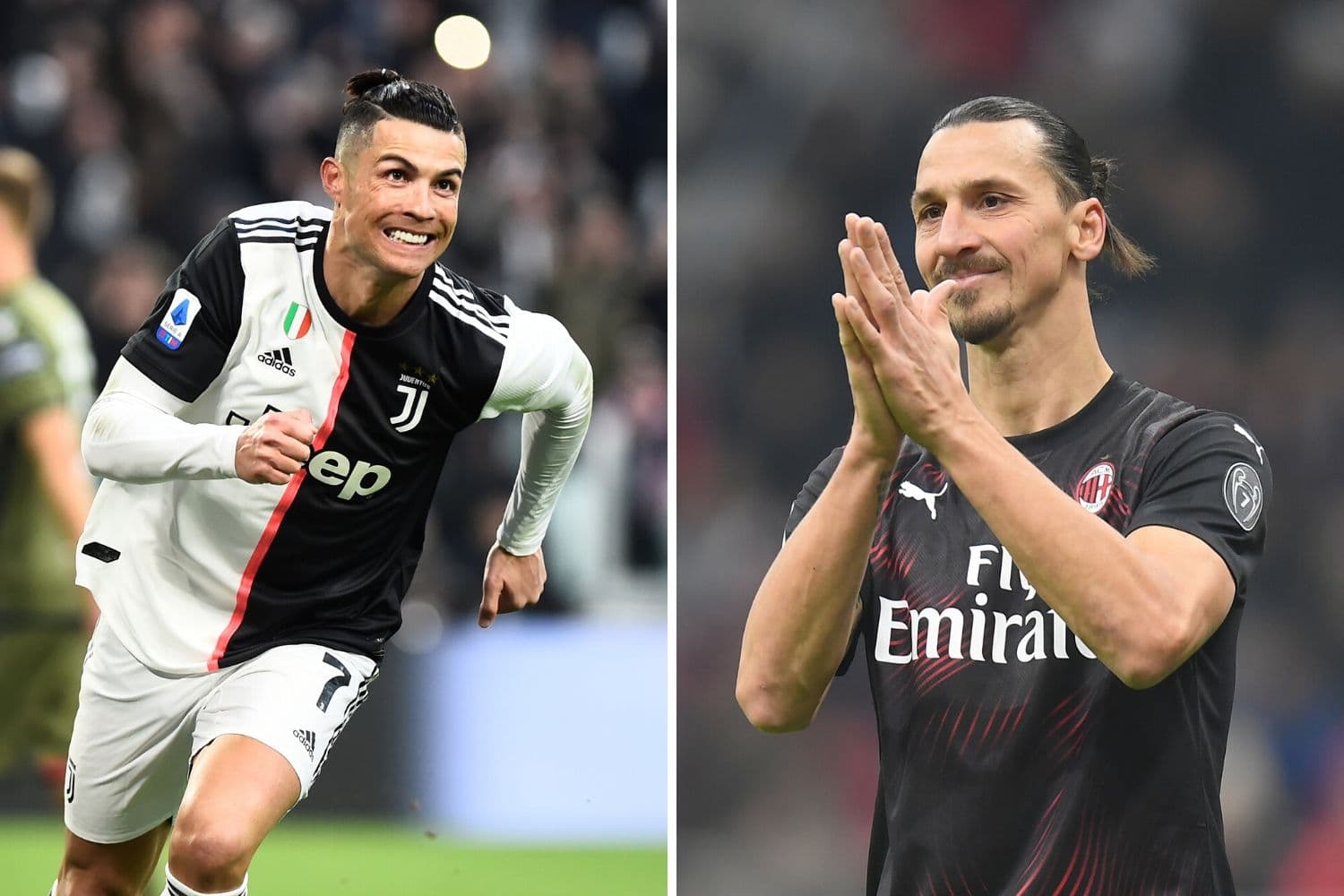 Cr7 marcou 3 vezes na goleada Juve, já o Milan de Ibra não saiu do 0x0 com a Sampdoria