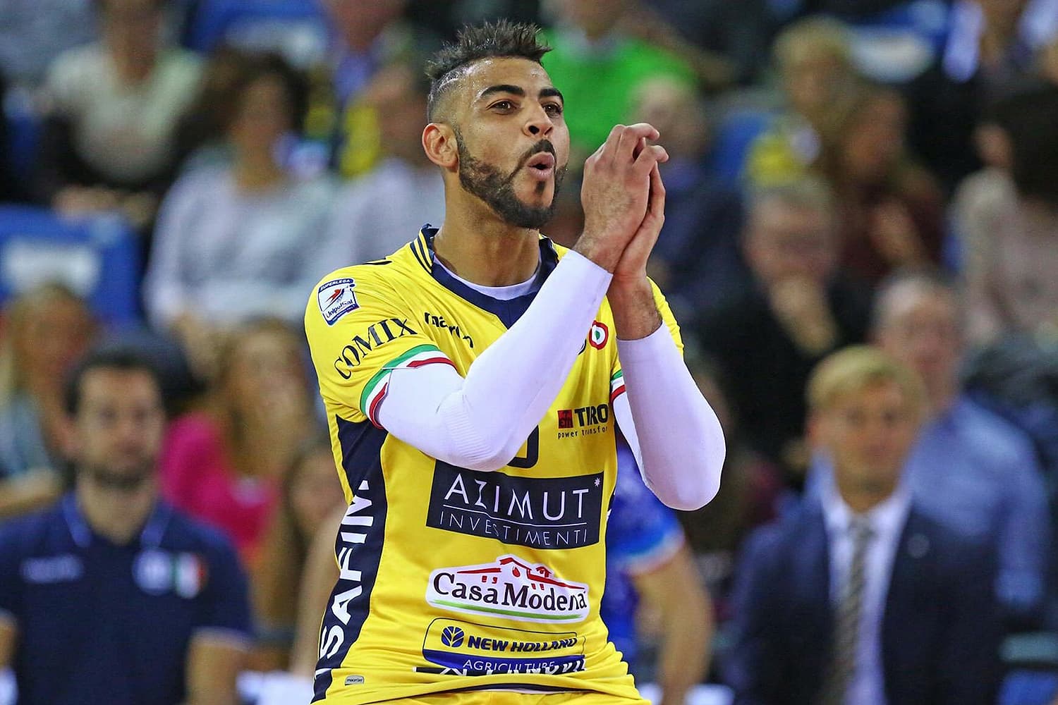 Earvin Ngapeth no Modena, da Itália