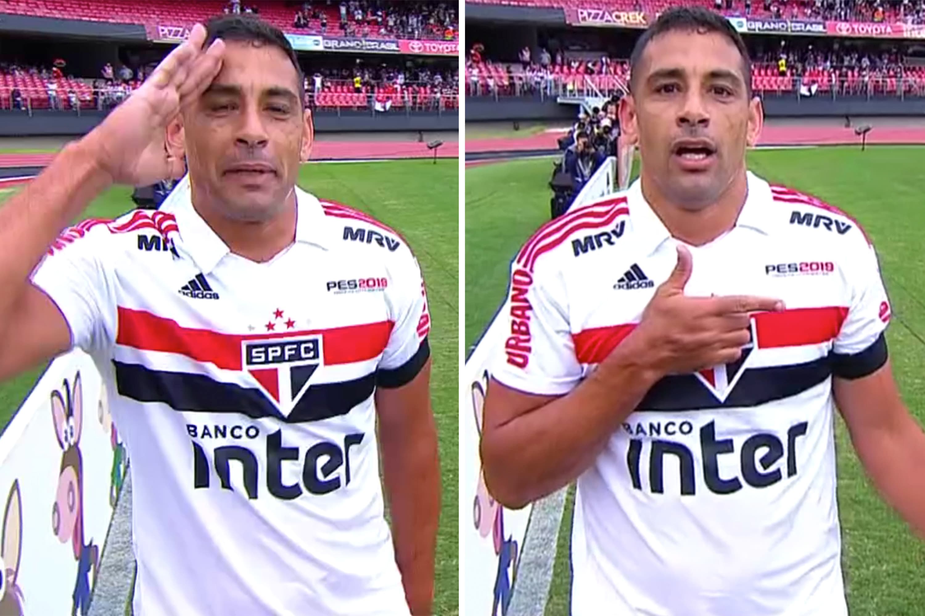 Diego Souza homenageia Bolsonaro
