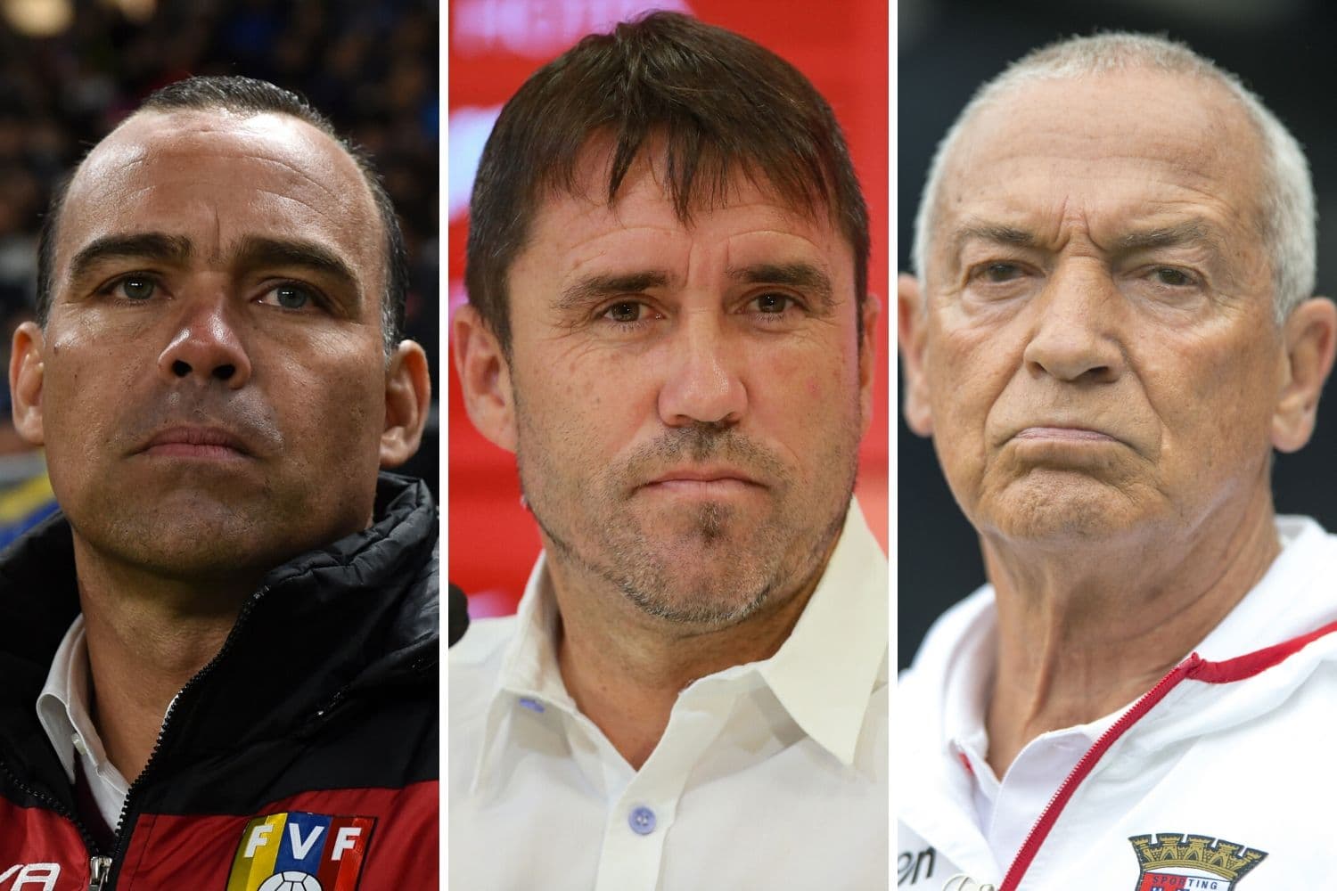 Rafael Dudamel, Eduardo Coudet e Jesualdo Ferreira