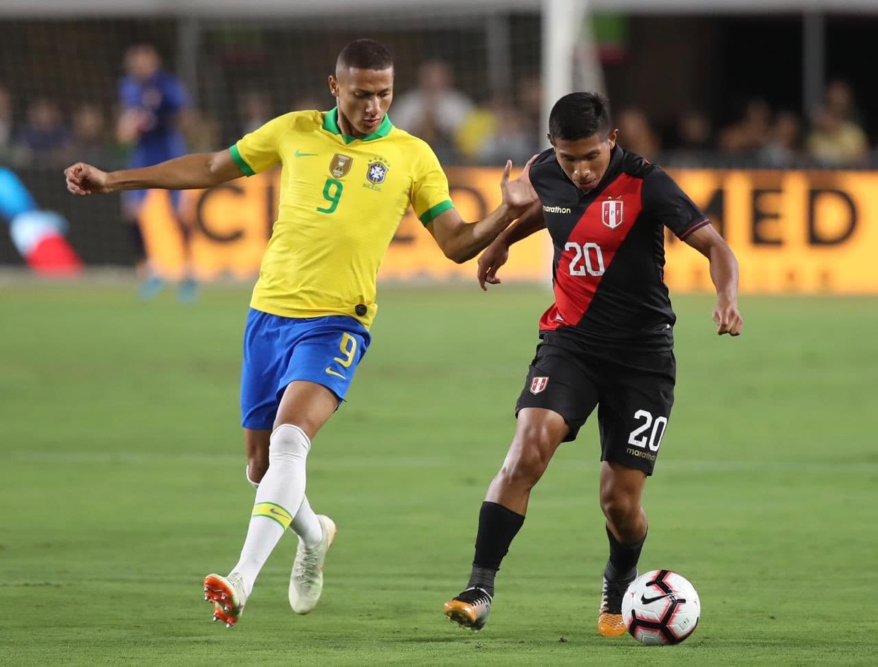 Brasil e Peru se encontram pela primeira vez depois da final da Copa América 2019, em amistoso nos Estados Unidos