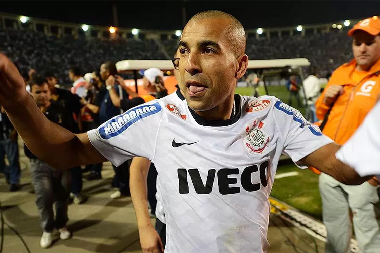 Emerson Sheik destaque da partida da final da Libertadores entre Corinthians e Boca Juniors