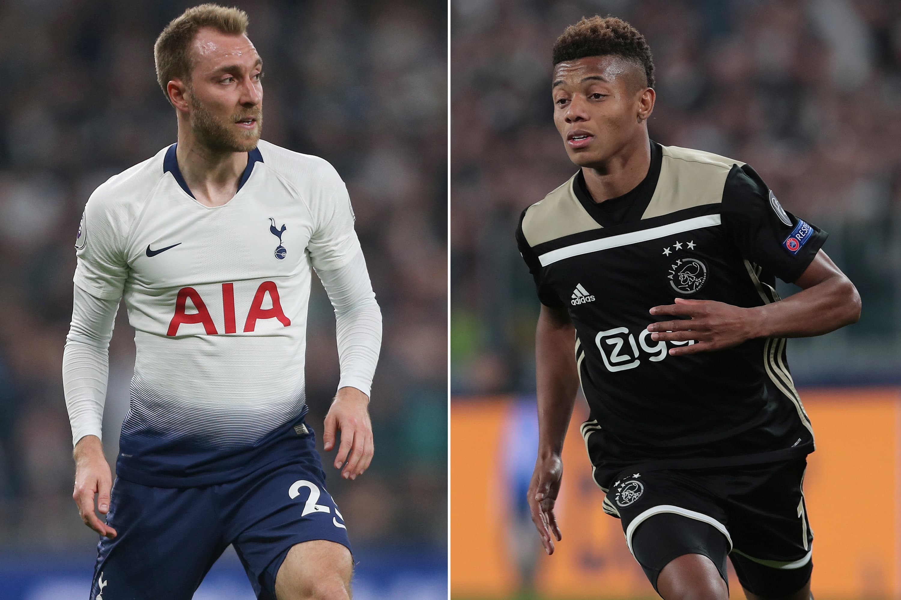 Christian Eriksen e David Neres