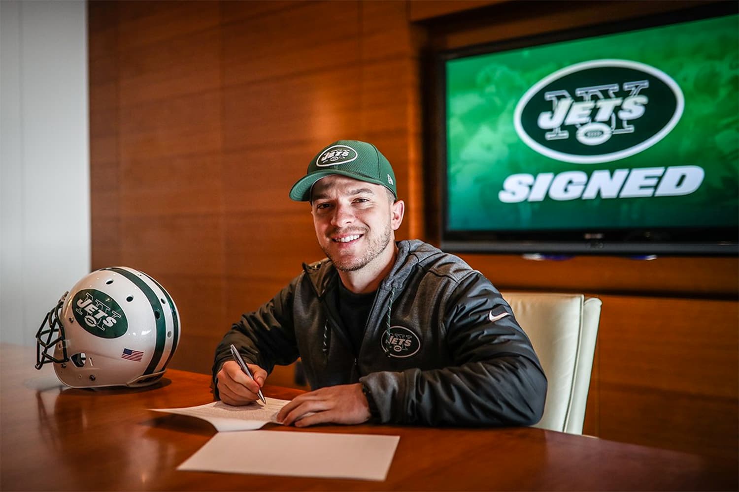Cairo Santos, primeiro brasileiro na NFL, assinou o contrato com o New York Jets – 16/03/2018