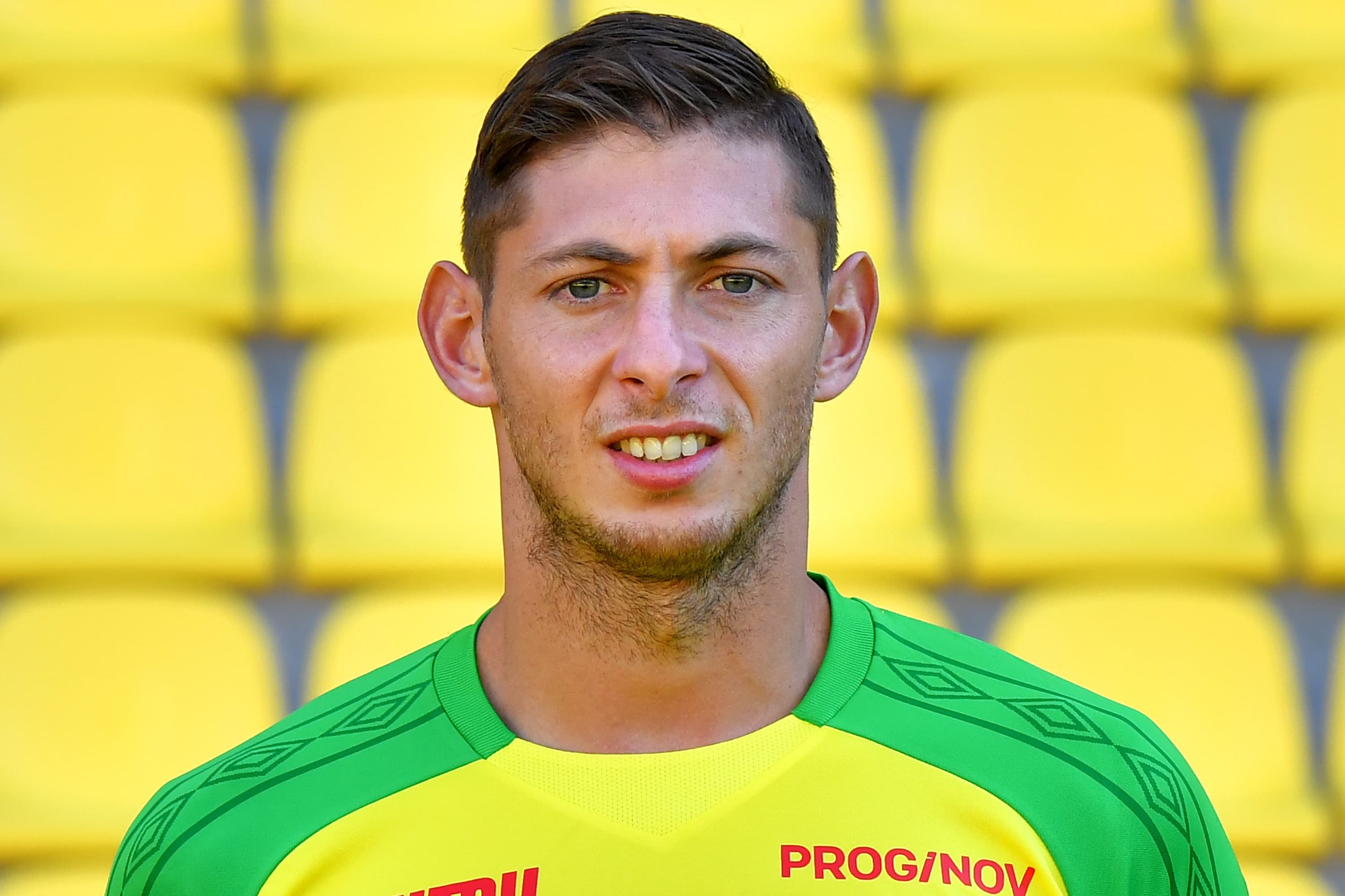 O atacante argentino Emiliano Sala