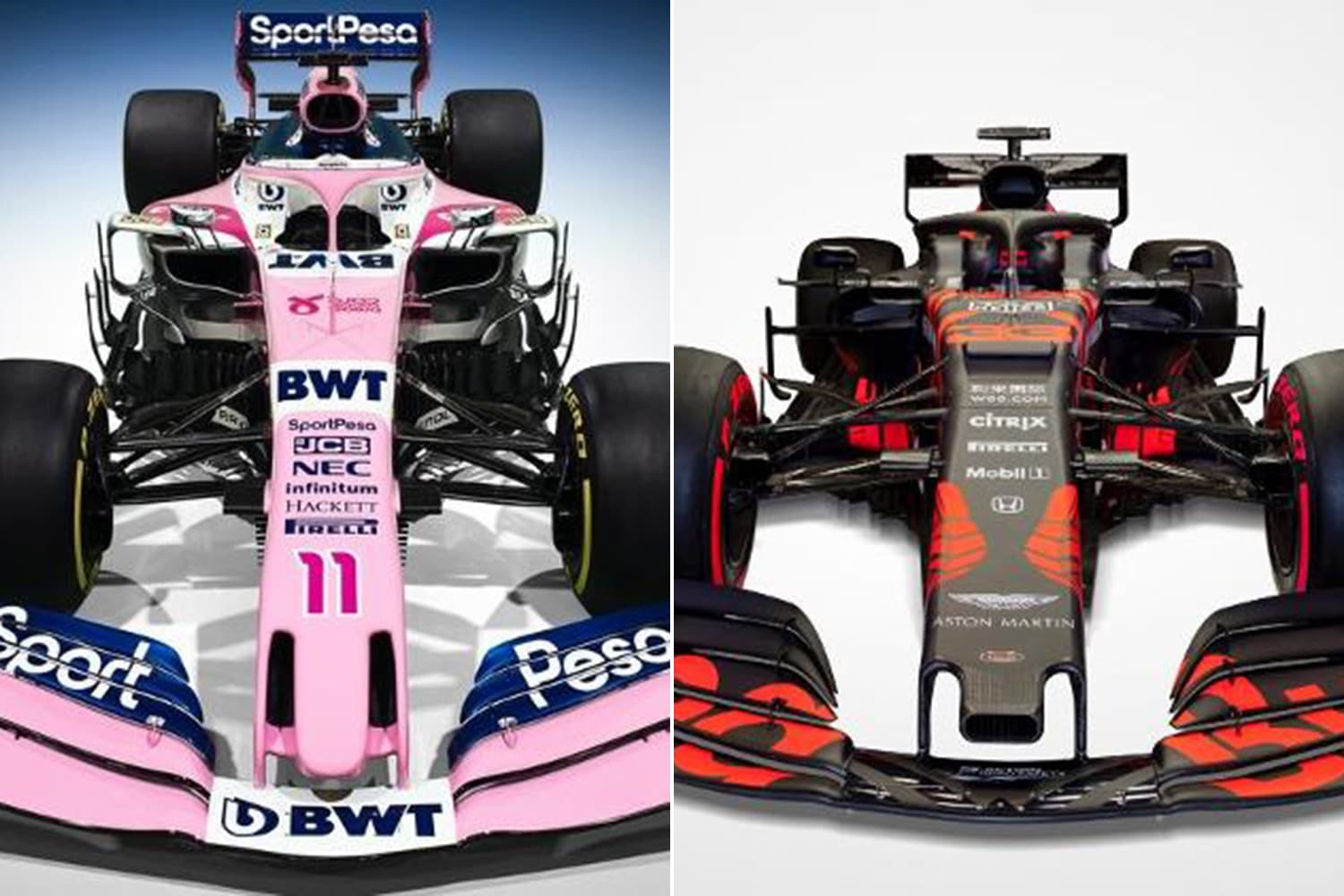Racing Point e Red Bull Racing lançam carros para a temporada 2019 da Fórmula 1