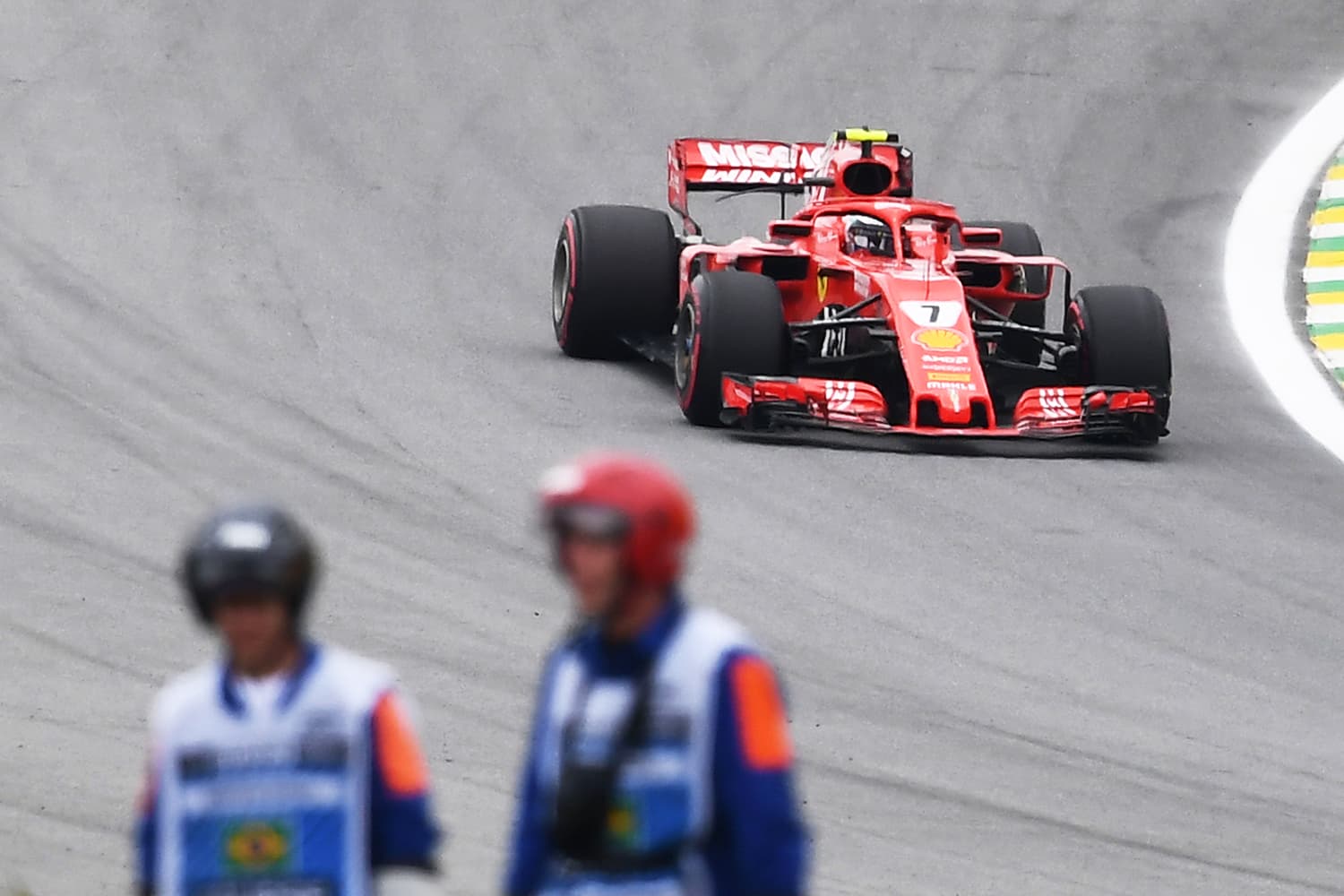 O piloto alemão Sebastian Vettel, da equipe Ferrari, durante a terceira sessão de treinos livres para o Grande Prêmio do Brasil de Fórmula 1, realizado no Autódromo de Interlagos, em São Paulo (SP) – 10/11/2018