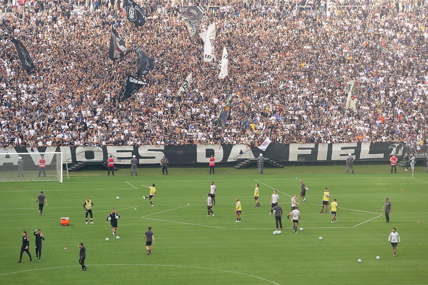 Treino Aberto do Corinthians no Itaquerão em São Paulo – 25/09/2018