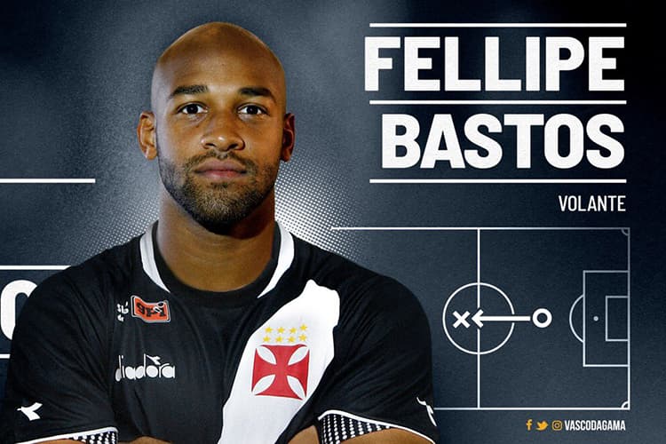 O voltante Fellipe Bastos, recém-contratado do Vasco