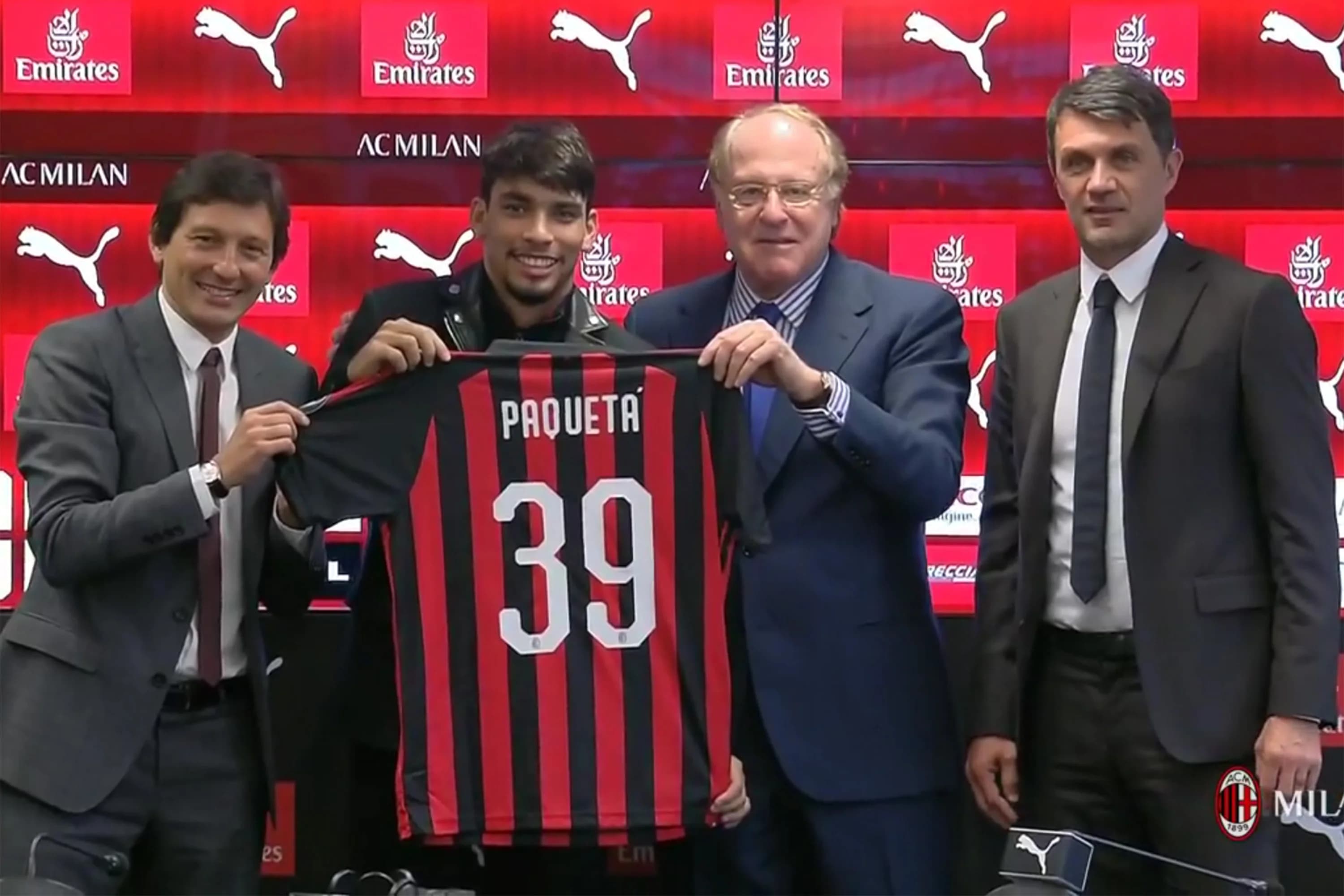 Lucas Paquetá é apresentado no Milan
