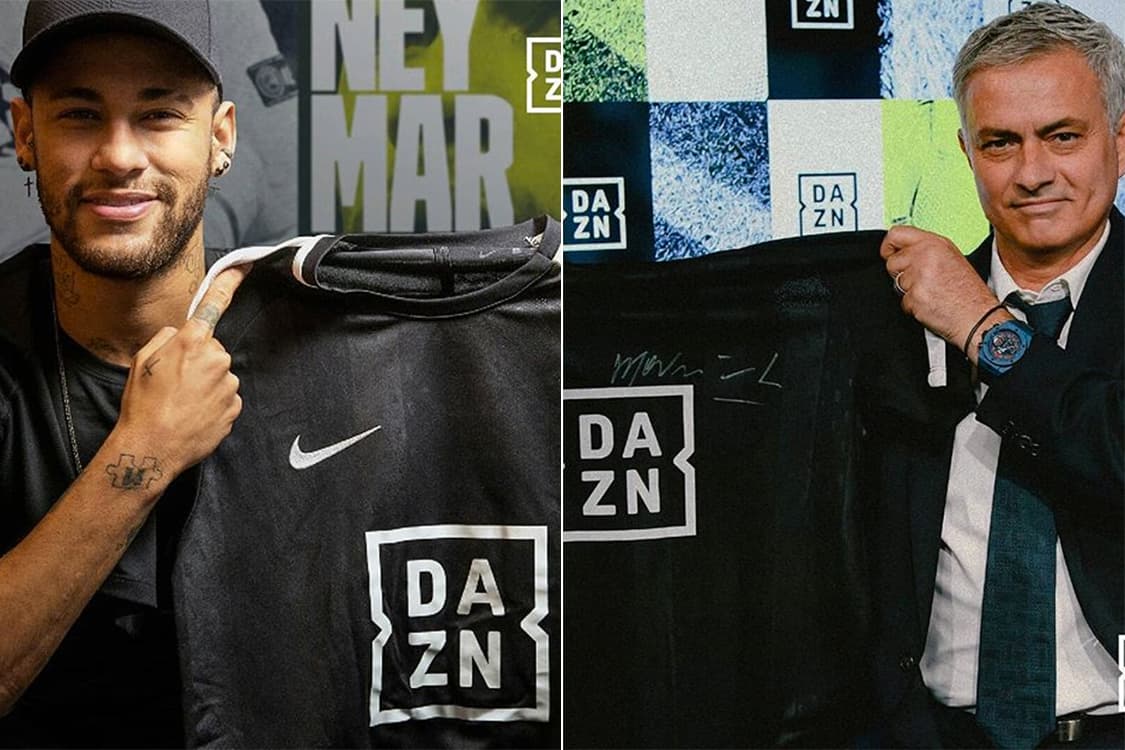 Neymar Júnior e José Mourinho se tornam embaixadores da plataforma DANZ