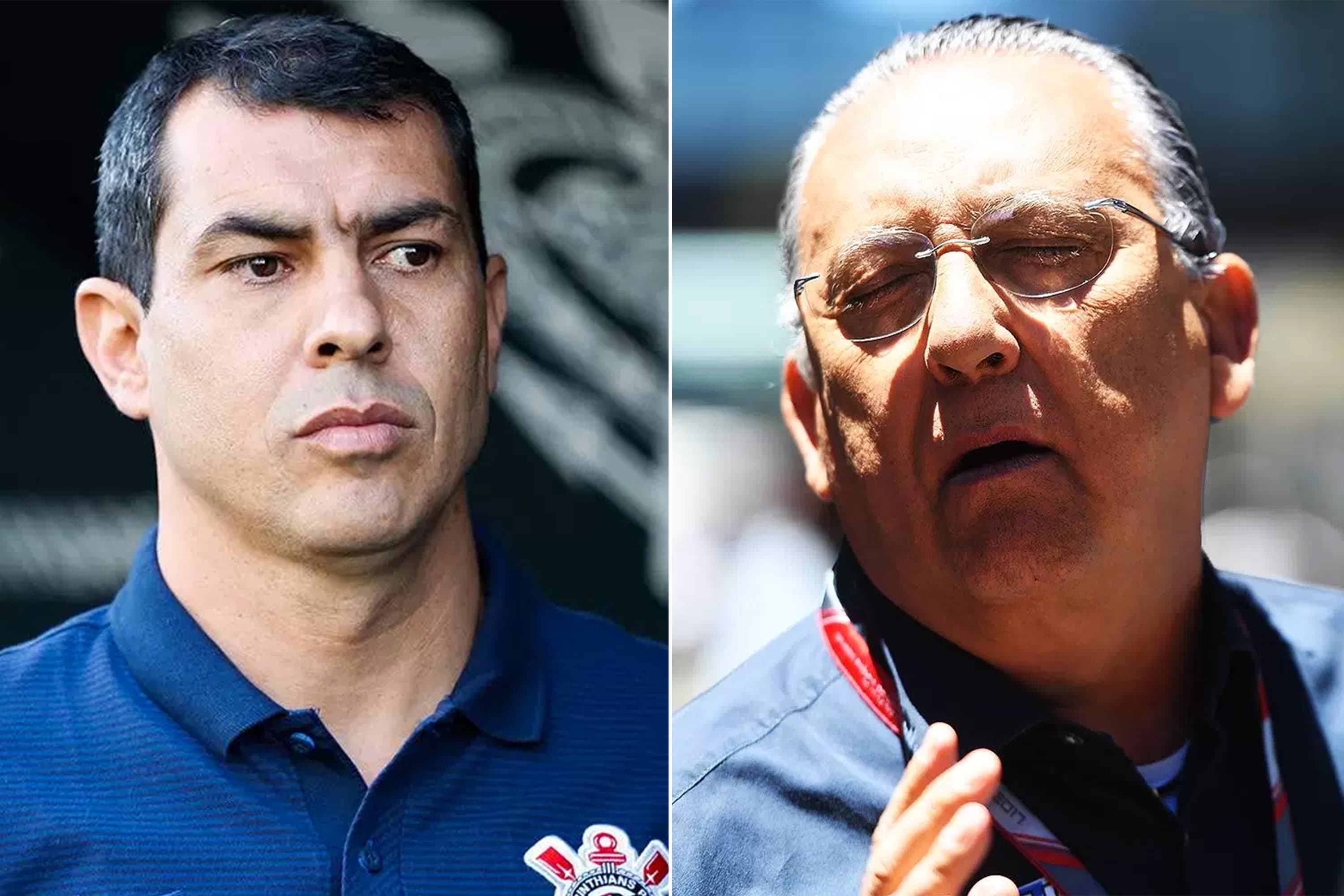 Fábio Carille e Galvão Bueno