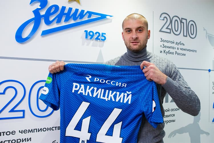 O zagueiro Yaroslav Rakytskyi, contratado pelo Zenit, da Rússia