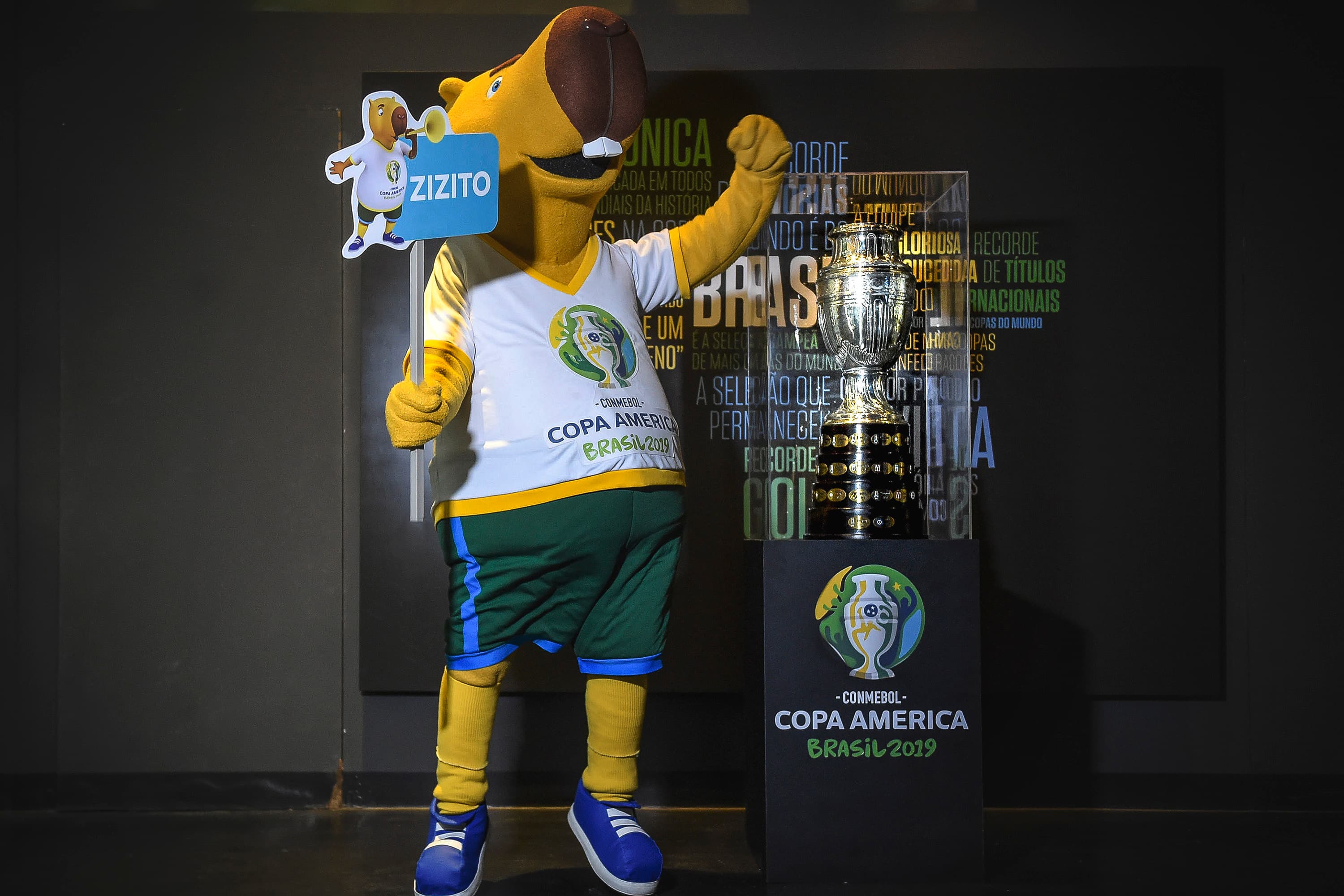 Zizito, mascote da Copa América