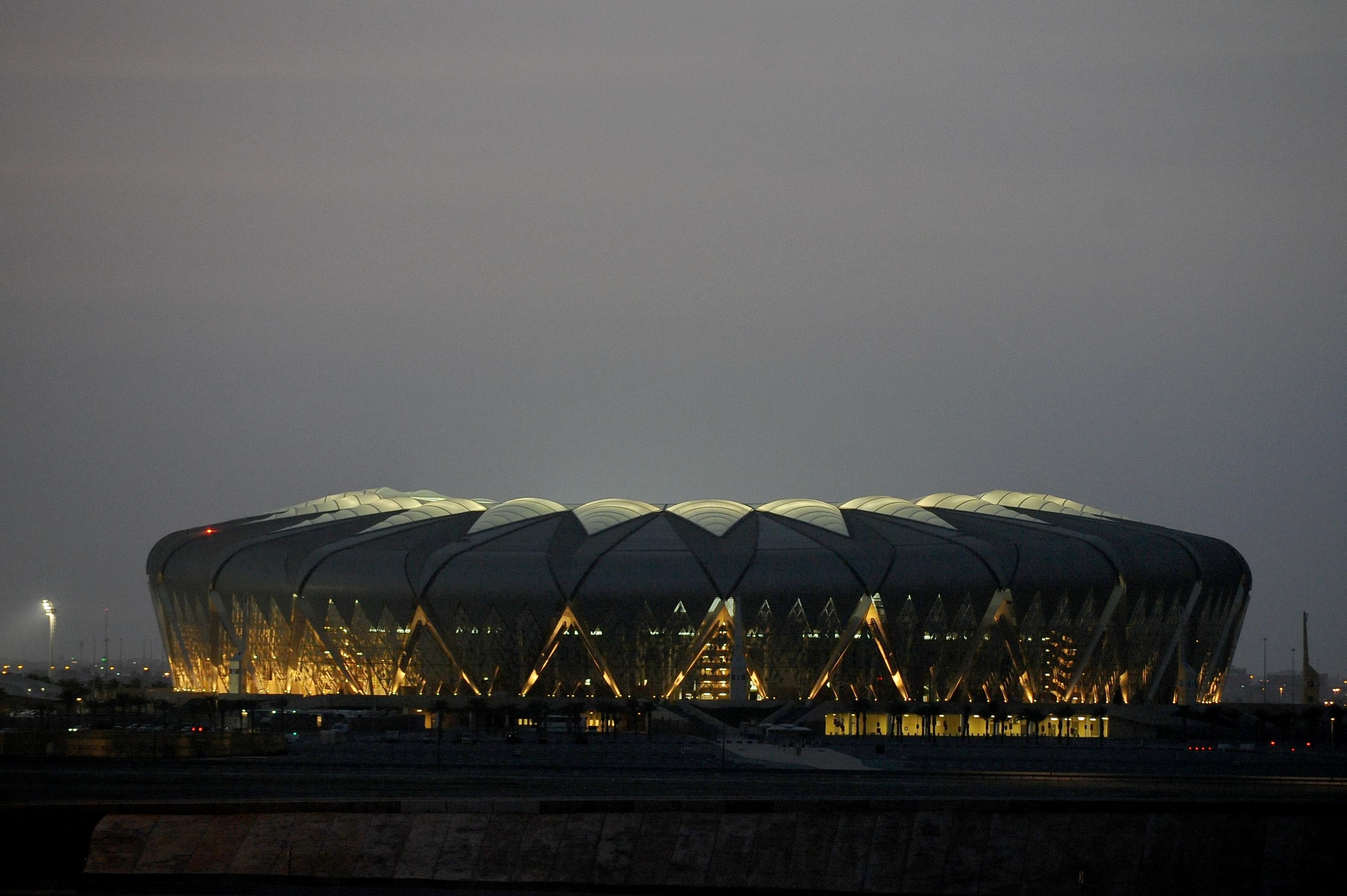 O estádio King Abdullah, na Arábia Saudita