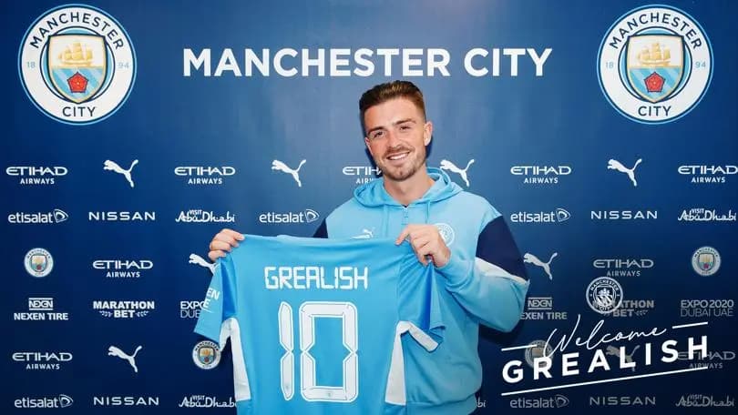 Jack Grealish herdou a camisa 10 de Kun Aguero - arquivo Placar