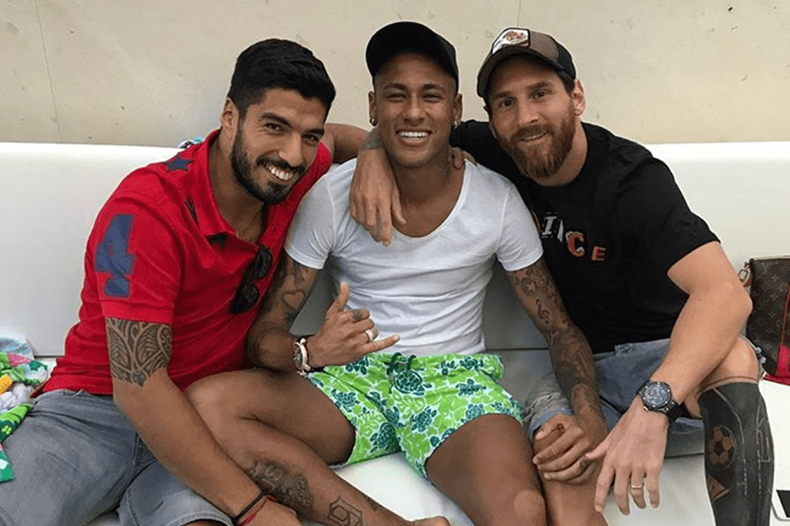 Suárez, Neymar e Messi