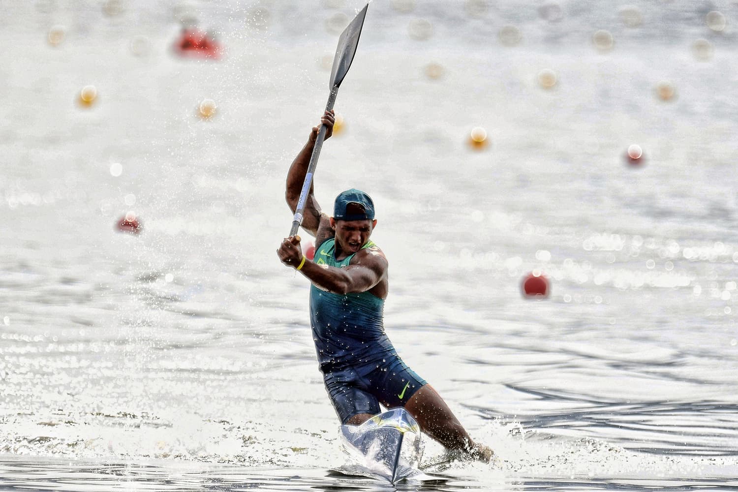 O canoísta brasileiro Isaquias Queiroz conquista a medalha de bronze - 18/08/2016
