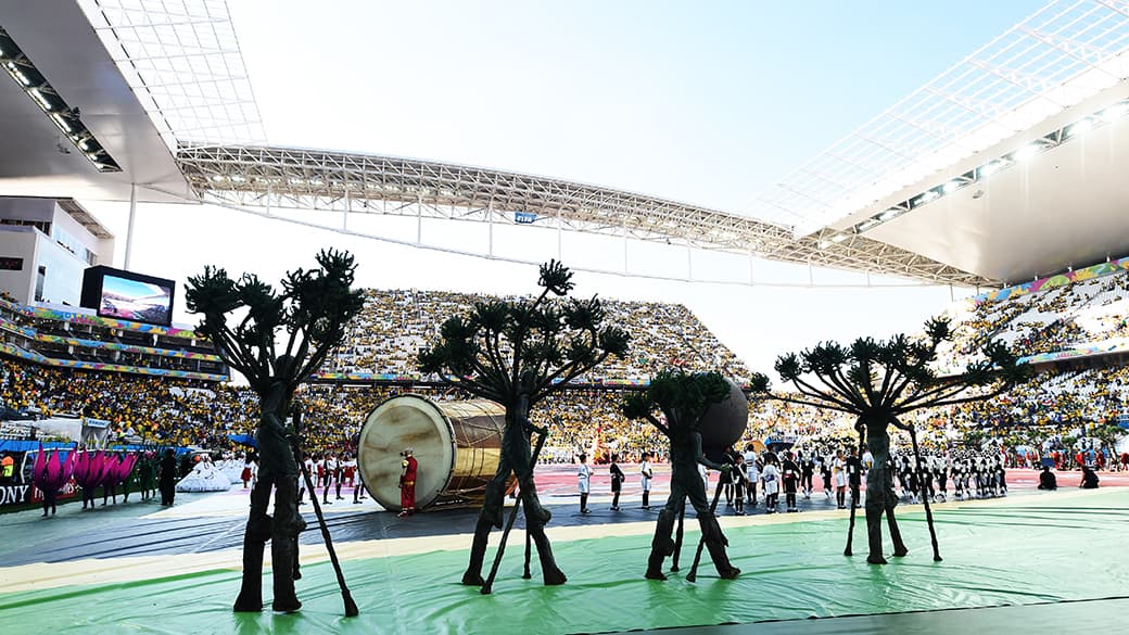 Abertura da Copa do Mundo no Itaquerão, em São Paulo