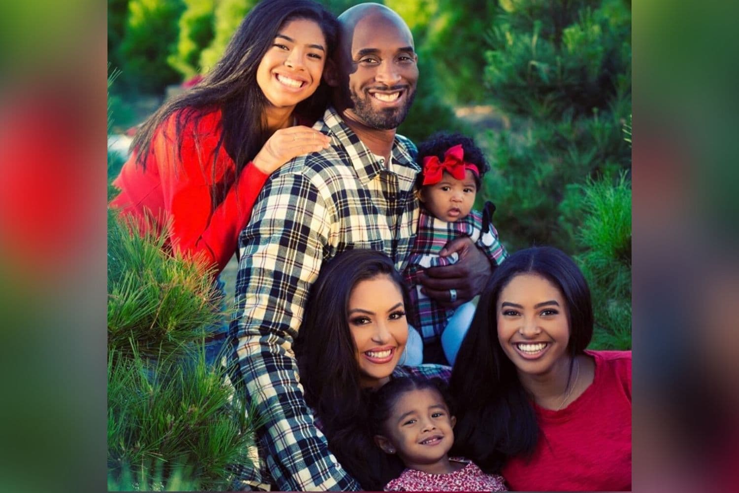 Kobe Bryant e família