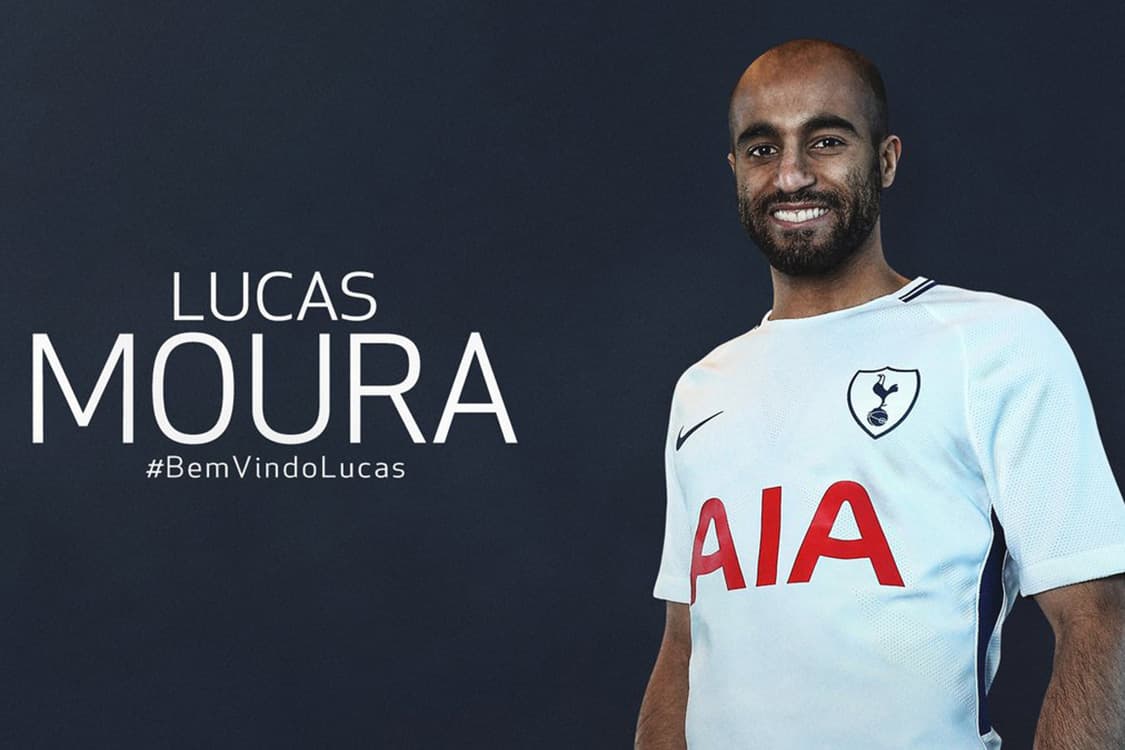 Tottenham anuncia a contratação de Lucas Moura