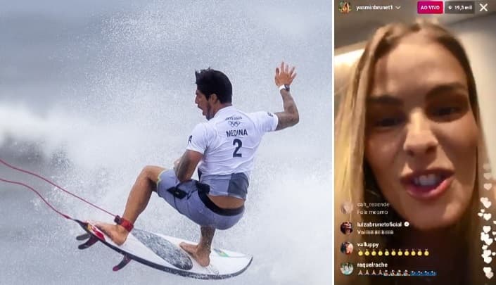 Gabriel Medina e Yasmin Brunet