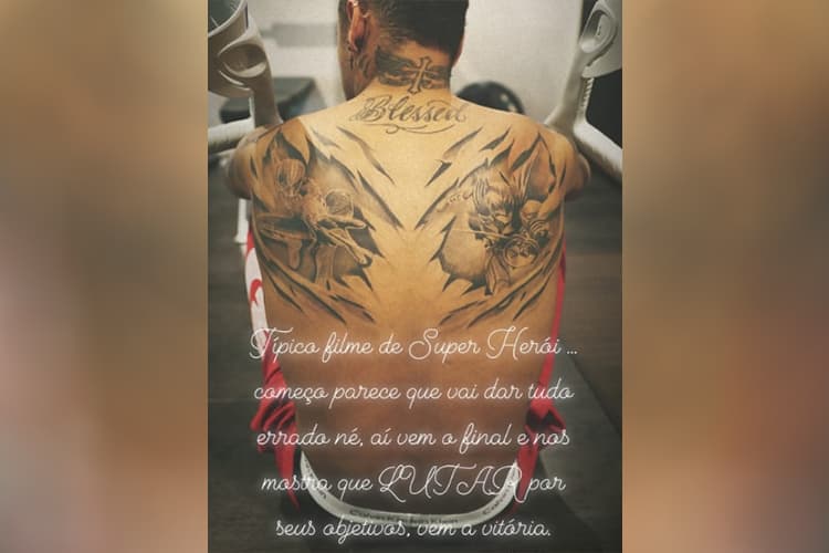Neymar, atacante do PSG, posta imagem nas redes sociais após sofrer nova lesão – 30/01/2019