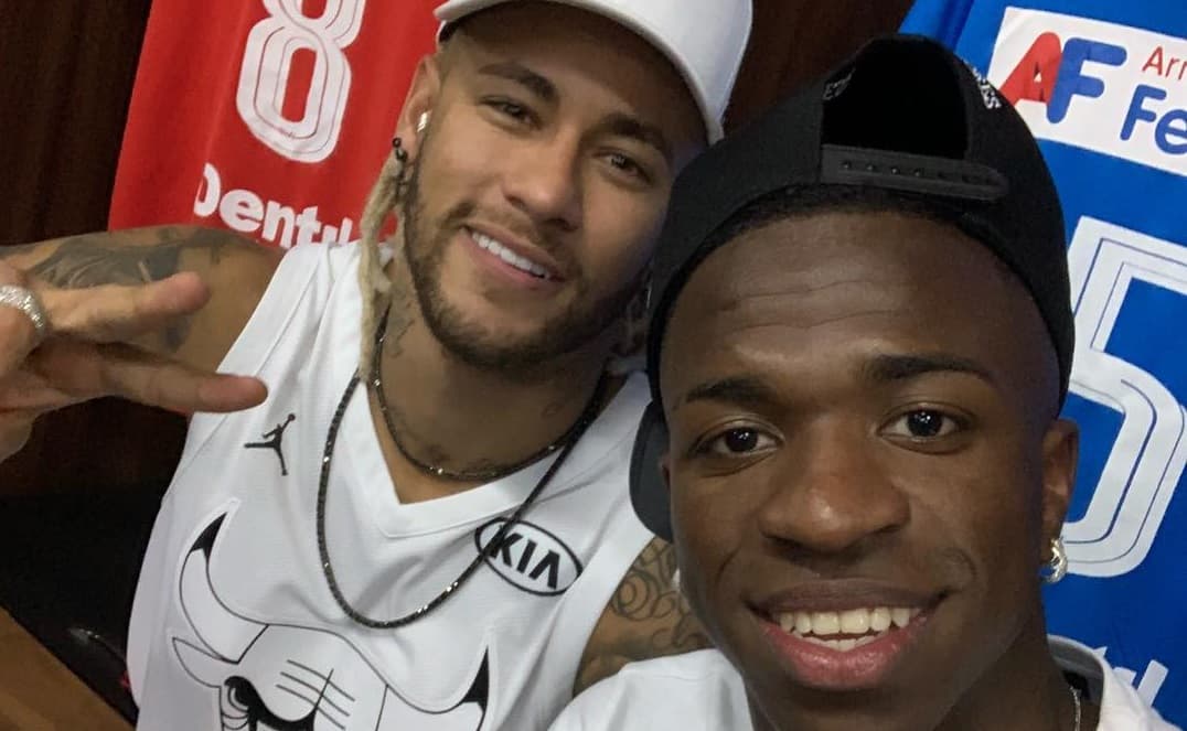 Neymar e Vinícius Junior