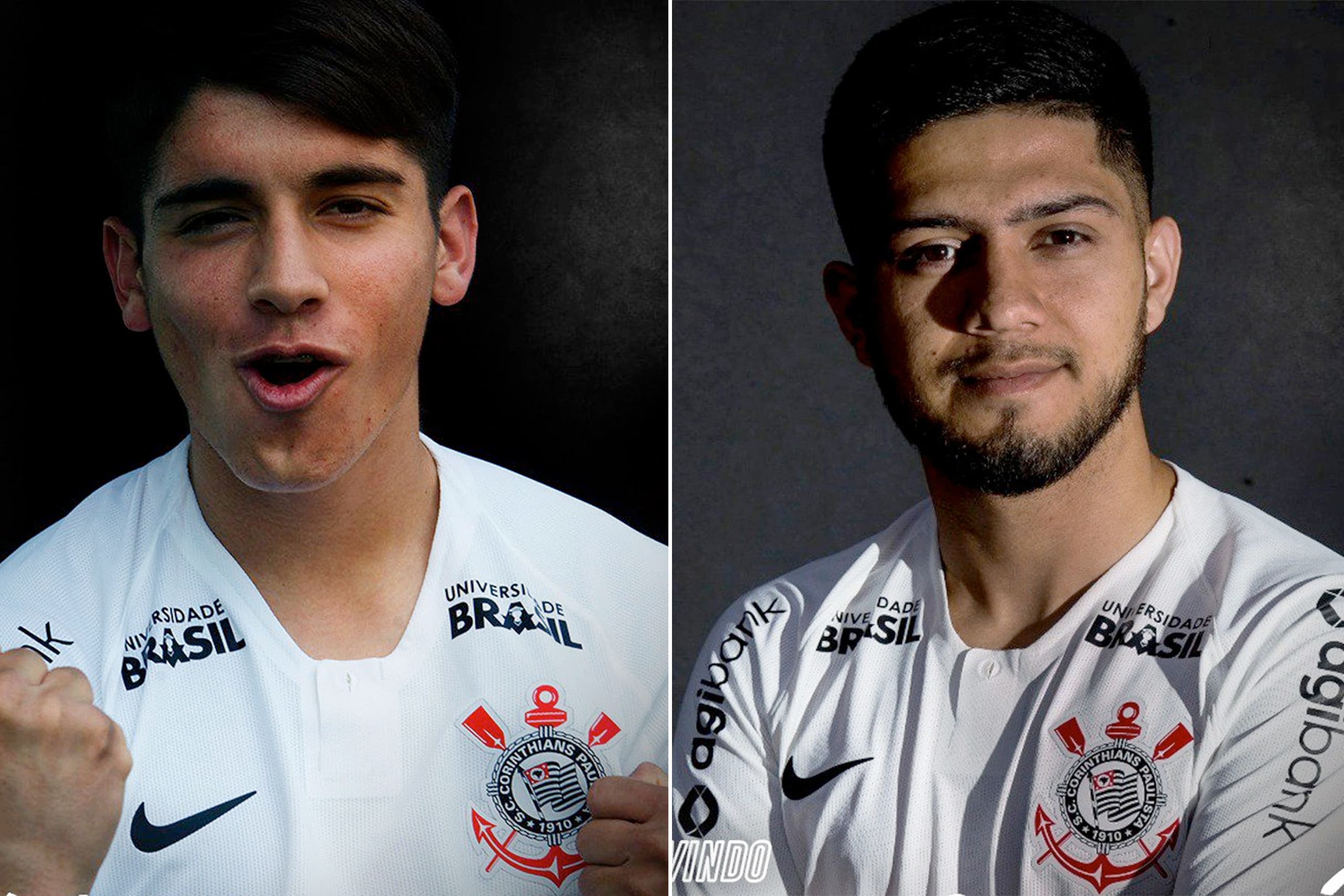 O chileno Angelo Araos e o paraguaio Sergio Díaz, são anunciados como reforços do Corinthians
