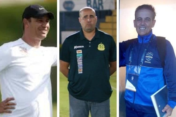 Felipe Conceição, Ricardo Catalá e Paulo Roberto Santos