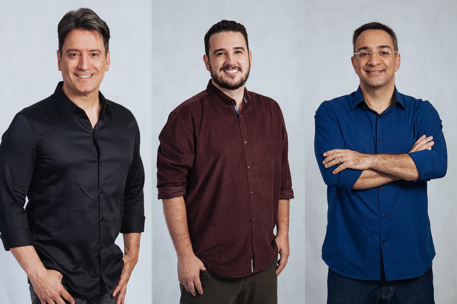 Luiz Carlos Jr., Raphael Rezende e Mauricio Noriega