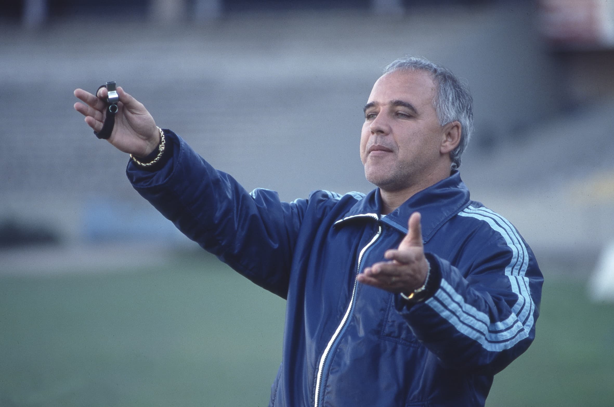 Valdir Espinosa, então técnico do Grêmio