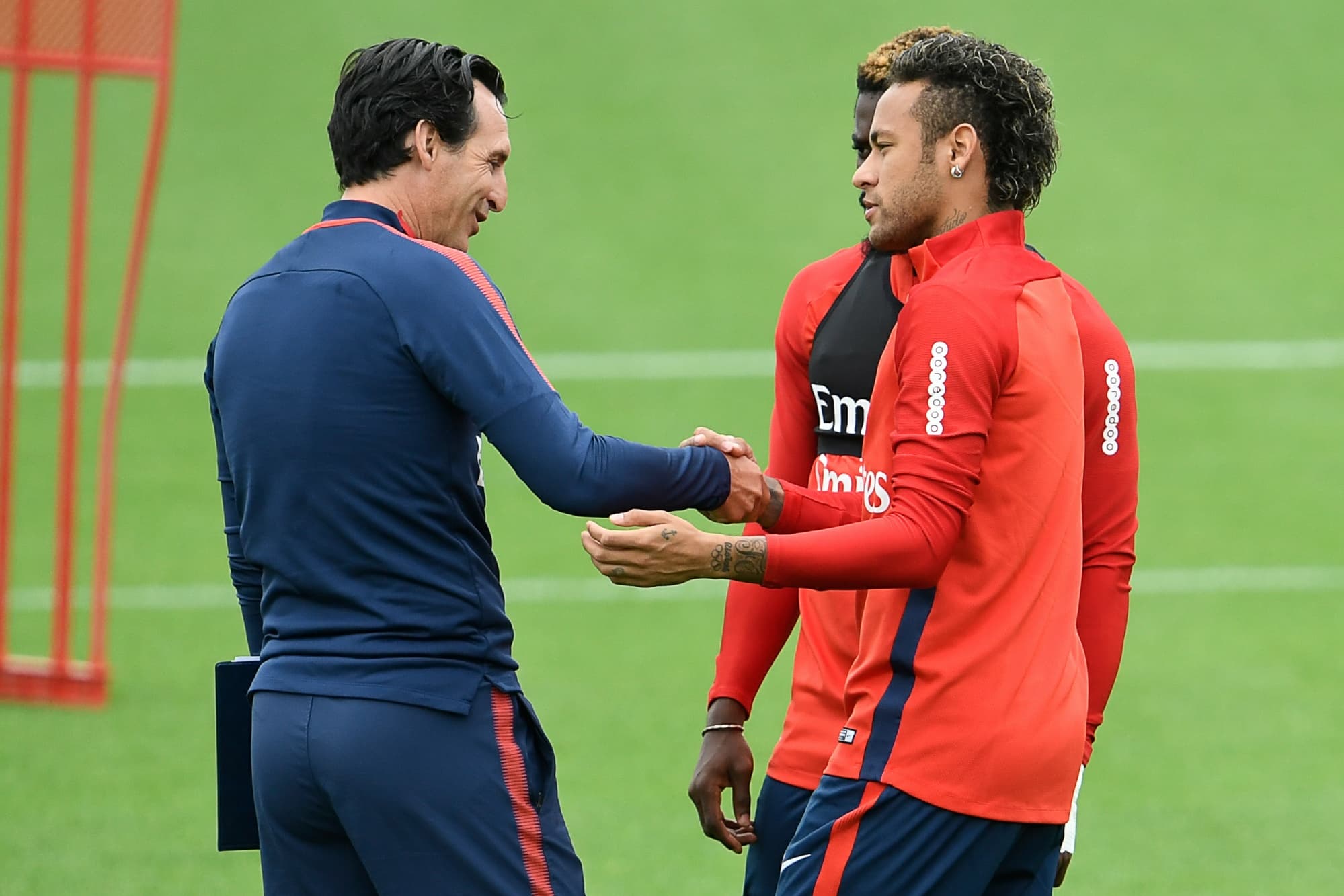 Neymar e Unai Emery