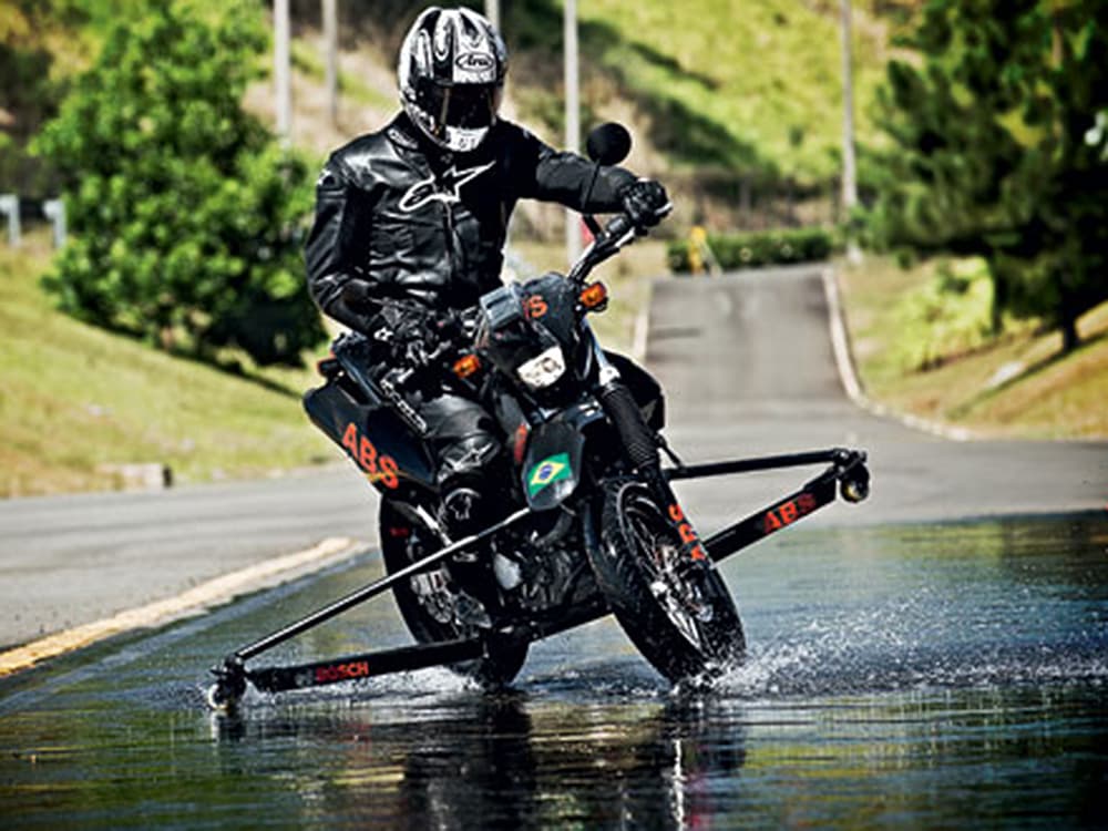 Teste de freio ABS para motocicletas: maior segurança