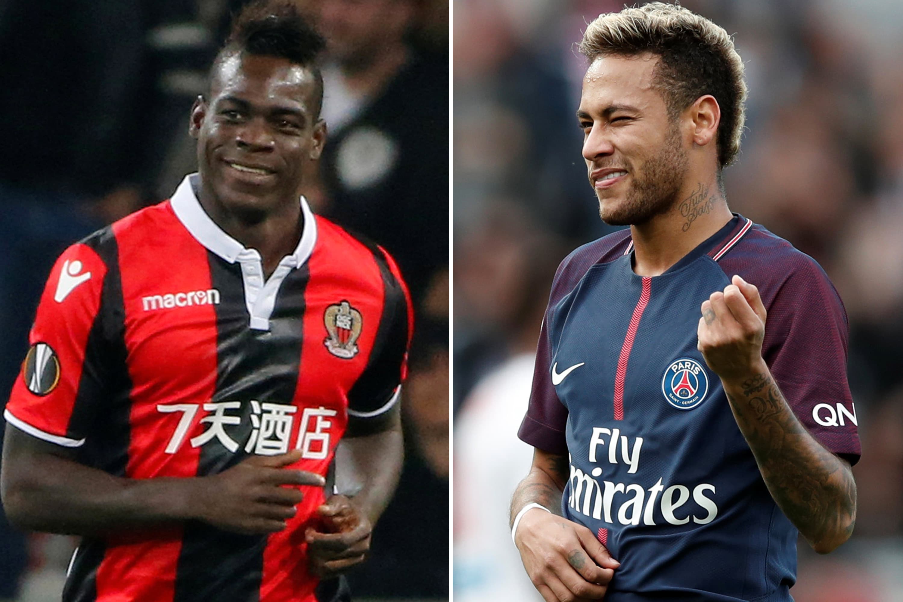 Balotelli e Neymar