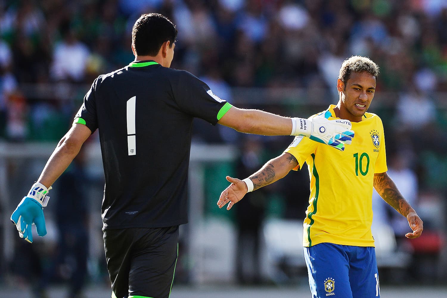 O jogador Neymar