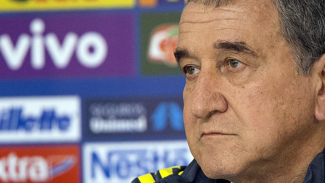 Parreira na coletiva após derrota para a Alemanha