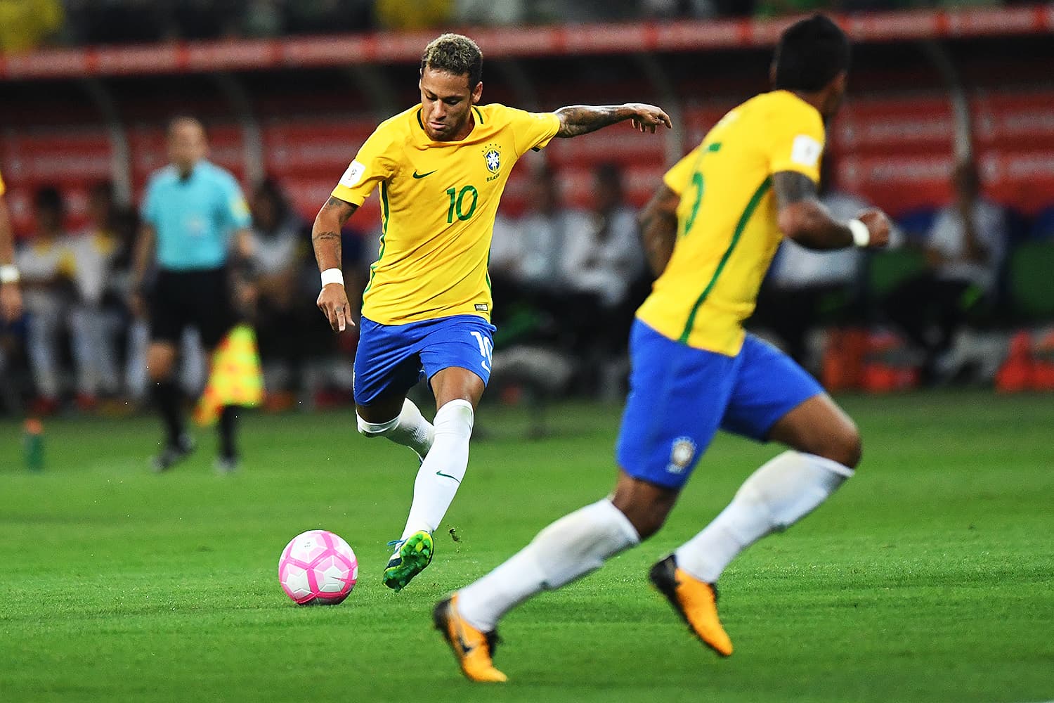 Neymar, do Brasil, em partida contra o Chile