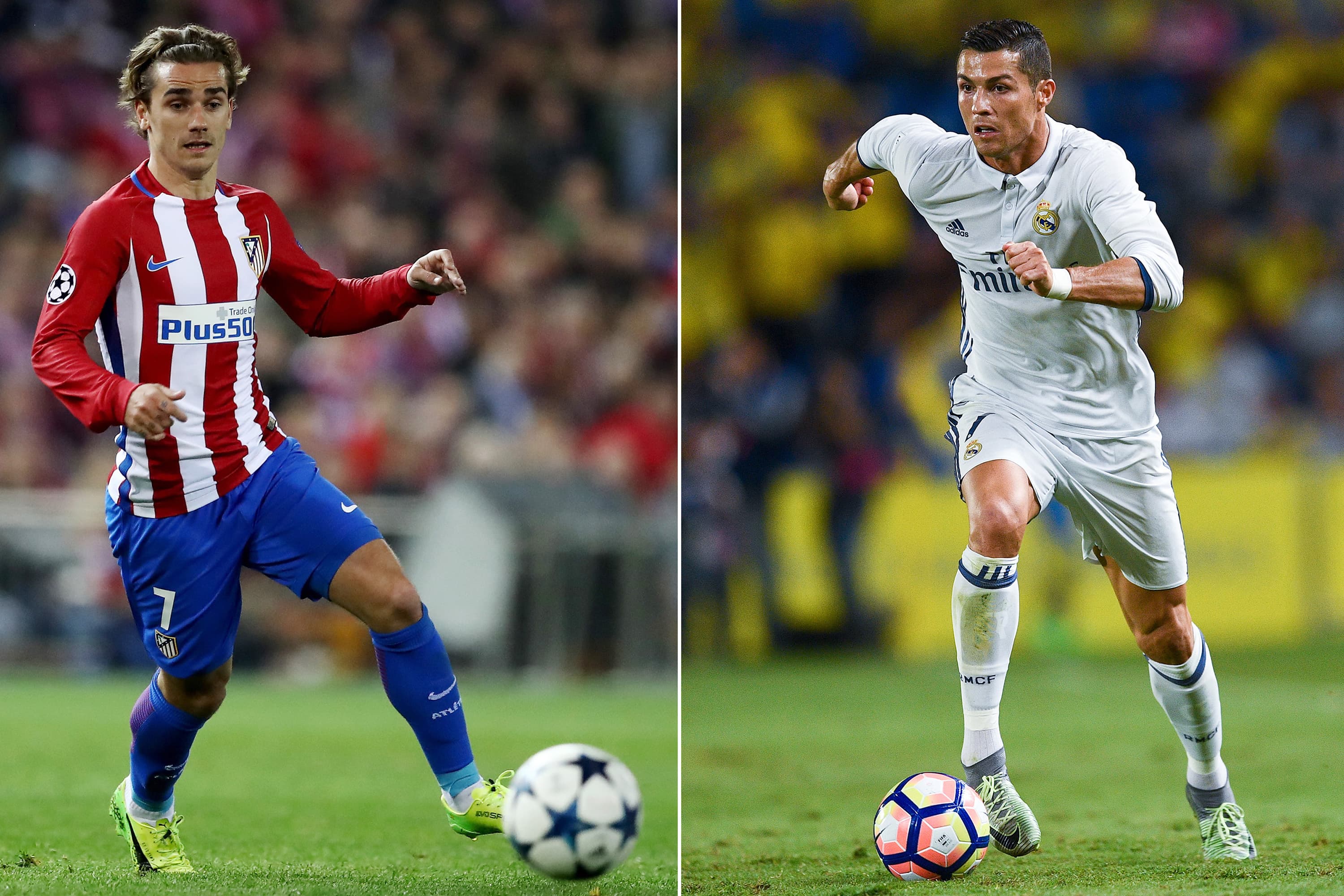 Antoine Griezmann e Cristiano Ronaldo