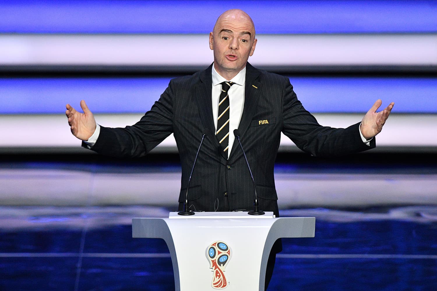 Gianni Infantino foi convidado por Conselho Europeu a falar sobre melhores práticas dos direitos humanos por parte da Fifa