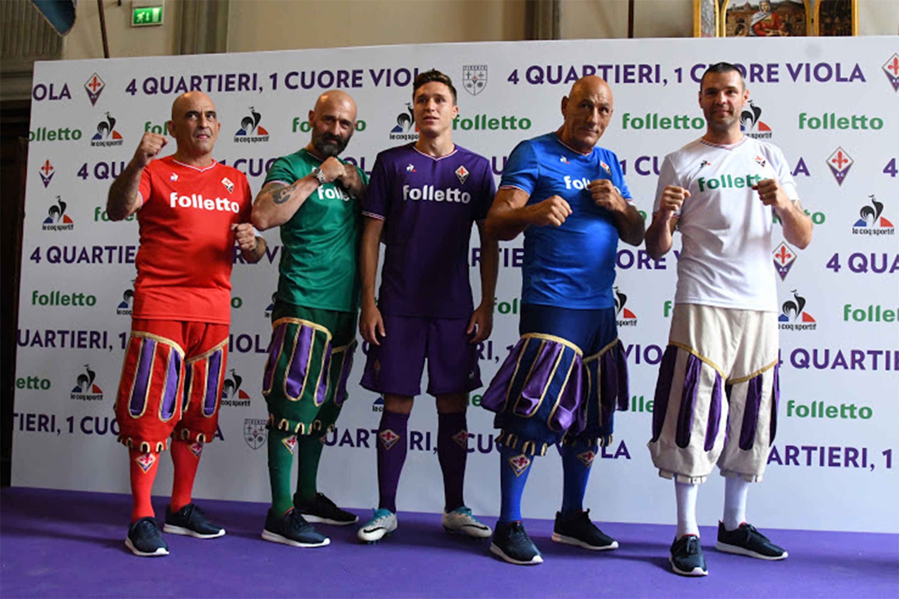 Novos uniformes Fiorentina