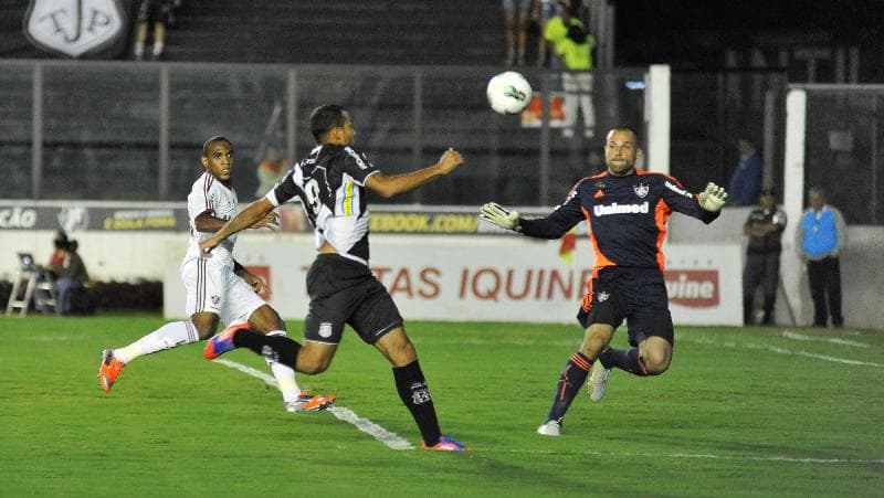 Cavaliere, do Fluminense, durante partida contra a Ponte Preta