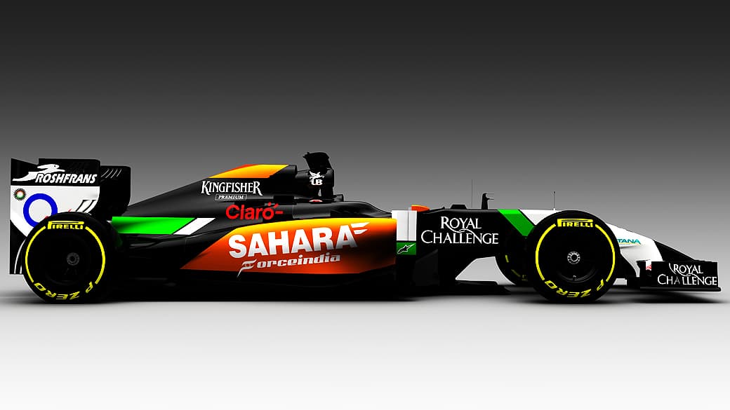 Force India: carro novo por enquanto só na foto