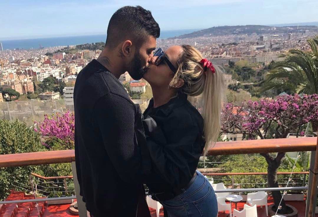 Gabigol e irmã de Neymar