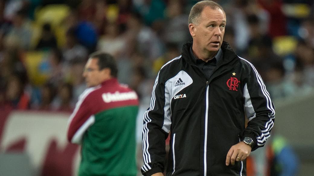 Mano Menezes, quando ainda era treinador do Flamengo